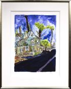 Bob Dylan Beautifully Framed House On Union Street Hand Signed