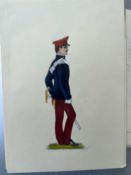 Vintage Watercolour Book Illustration? Noel Gold 