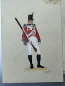 Vintage Watercolour Book Illustration? Noel Gold 