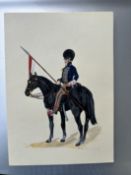 Vintage Watercolour Book Illustration? Noel Gold 