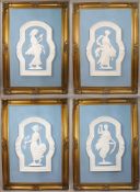 Set of 4 Plaster Panels