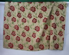 High Quality Vintage Lined Patterned Curtains & Material Offcuts