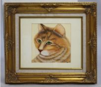 Original Artwork By Pamela Kierney Set In Gilt Frame