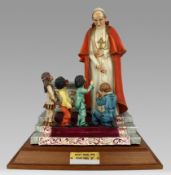 Large Capodimonte Porcelain Figurine – Pope Paul Vi