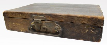 Victorian Military Despatch Box – Col. Chaloner, Chubb & Son