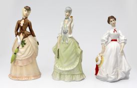 Collection of 3 Vintage Royal Worcester Porcelain Figurines