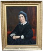 Large and Impressive Victorian Portrait By W.R. Waters, Dated 1877
