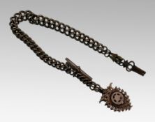 Victorian Sterling Silver Albert Watch Chain