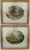 Pair of Victorian Le Blond Chromolithograph Prints C.1860S–1870S