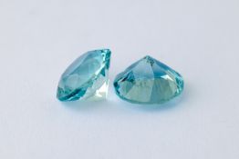Aquamarines, 1.60 & 1.60Ct