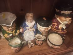 Collection of Character Jugs