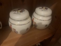 2 Yardley Jars