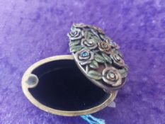 Vintage Or Vintage Style Pill Pot. Magnetic Lid