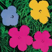 Andy Warhol Flowers 1993 Certificate of Provenance