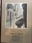 Views of Venice Poster - Ugo Barroco 1992 Exhibition Poster 1992