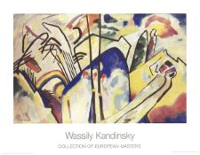 Two (2) Wassily Kandinsky Titled 'Composition IV' 1990