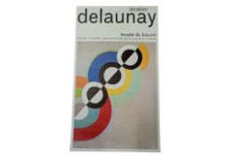 Robert Delauney 1964 Musee De Louvre Exhibition Poster.