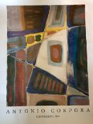 Monummental Print By Antonio Corpora Titled 'Composixione 1935'