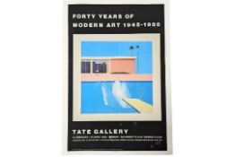 David Hockney. Vintage Tate Gallery Poster
