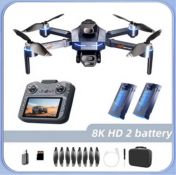 GT8 Drone 8K Professional Dual Camera GPS FPV Brushless Motor Optical Flow Hovering Folding