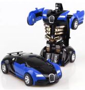 Automatic Collision Deformation Robot Boy Gift Toy Car