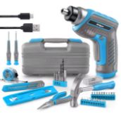 Household DIY Toolset With 3.6V USB Electric Screwdriver and Bit Set