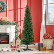 6FT Pencil Artificial Christmas Tree With Solid Stand