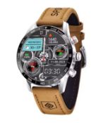 New Rugged Military GPS Smart Watch AMOLED HD Screen Heart Rate Bluetooth Call Waterproof Outdoor