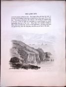 Cornwall Lands End J.M.W Turner Views from a Southern Coast Rare Engraving-76