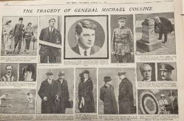Michael Collins Last Fight Brave Shot Dead Ambushed & Killed by IRA Rebels 1922.
