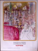 Guinness 1968 Original 57 Years-Old Print Salisbury Pub London- G.E. 4315.C