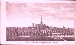 Sussex Chichester Rare 1776 Georgian Copper Plate Antique Engraving -67