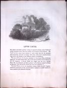 Sussex Lewes Castle” J.M.W Turner Views from a Southern Coast Rare Engraving-59