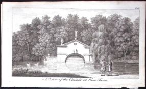 Surrey Ham Farm Weybridge Rare Georgian Copper Antique 1776 Engraving-104