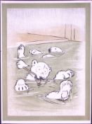 Cecil Aldin Antique Zoo Babies Scarce Illustration “Little Polar Bears”-8
