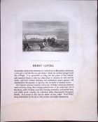 Hampshire Hurst Castle” J.M.W Turner Views from a Southern Coast Rare Engraving-67