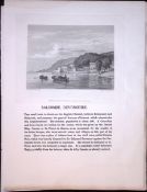 Devonshire Salcombe” J.M.W Turner Views from a Southern Coast Rare Engraving-70