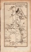 Ireland Rare Antique 1777 Road Map from Roscommon to Carrick Castlereagh-240