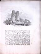 Kent-Saltwood Castle J.M.W Turner Views from a Southern Coast Rare Copper Engraving-55