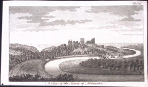 A View of Lancaster Lancashire Rare Georgian Copper Plate Antique Engraving -21