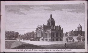 Castle Howard Yorkshire Rare 1776 Georgian Copper Plate Antique Engraving-17