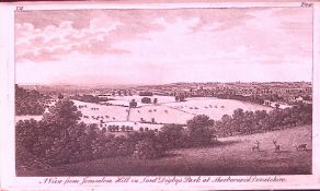 Dorset-Sherbourne Rare 1776 Georgian Copper Plate Antique Engraving -59