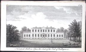 Essex Navestock Hall Rare Georgian Copper Antique 1776 Engraving-139.