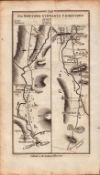 Ireland Rare Antique 1777 Road Map Clogher Donagh Newtownstewart Cookstown-258.