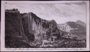 Peakes Hole Derbyshire Rare Georgian Copper Antique Engraving 1776-37