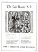 Guinness 69 Years-Old Advert 1956 The Sale Room Tale Print: G.E.2776.