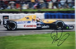 Nigel Mansell Original Signature
