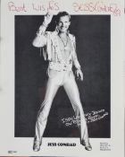 Jess Conrad Original Signature