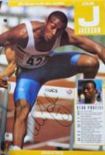 Colin Jackson Original Signature