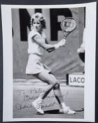 Chris Evert Original Signature